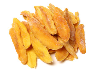 Mango. dry mango on the background