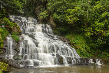 Fototapeta na wymiar Elephant waterfall in Upper Shillong, Meghalaya, India