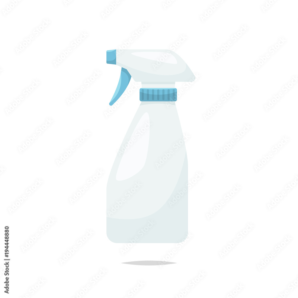 Sticker spray bottle vector