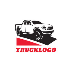 Fototapeta premium Truck Car vector logo template illustration