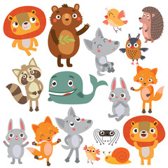 funny animals big set