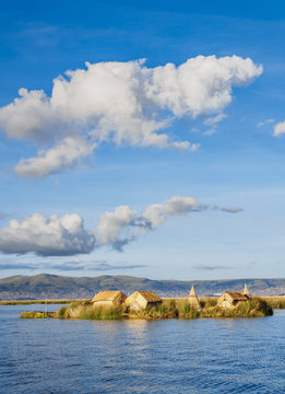 Uros Floating Island, Lake Titicaca, Puno Region, Peru