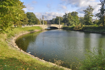 Fototapeta premium Castle Garden in Malmo, Sweden