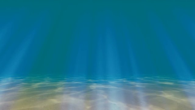 Caustics on the seabed Underwater