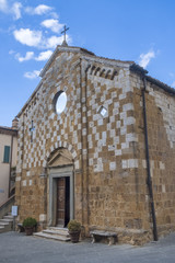 Fototapeta na wymiar Trequanda, Siena, old village
