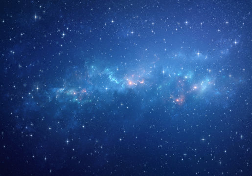 Fototapeta Deep space background - Stars and galaxies
