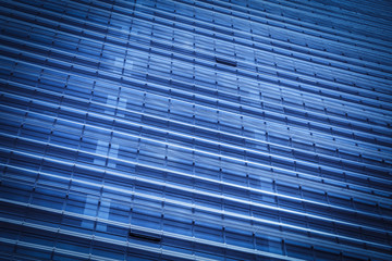 Glass walls of skyscrapers in Lujiazui, Shanghai