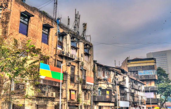 Buildings in central Mumbai, India