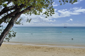 Sandy Beach in Noumea, New Caledonia