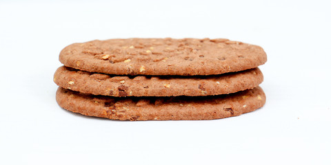 sweet cookies with raisin and seeds,