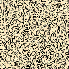 Pattern of symbols of modern human life