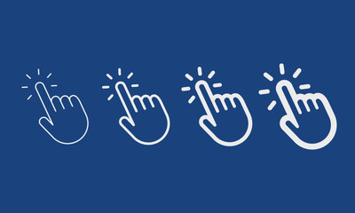 hand click icon collection