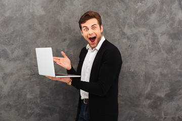 Portrait of a happy young man