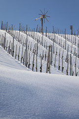 Klapotetz im Winter an der s&uuml;dsteirischen Weinstrasse,Steiermark,&Ouml;sterreich