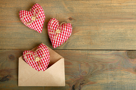 envelope with a decorative heart