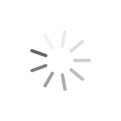 Loading icon isolated on white background