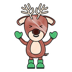 Christmas animals design.