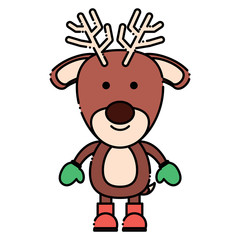 Christmas animals design.