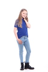 Caucasian young girl