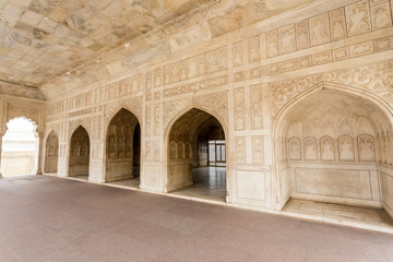 Fototapeta na wymiar Ornate Wall in India