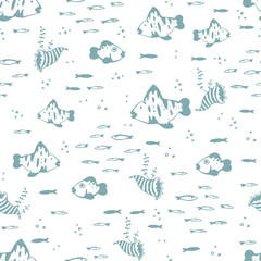 Underwater seamless texture vector