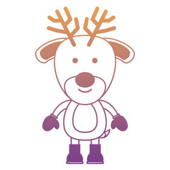 Christmas animals design.