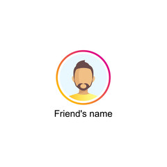  Follower notification. Social media icon 