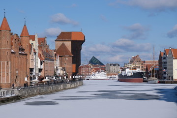 Gdańska Starówka, Polska - pobrzeże nad Motławą © Iwona