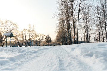 The frozen lake