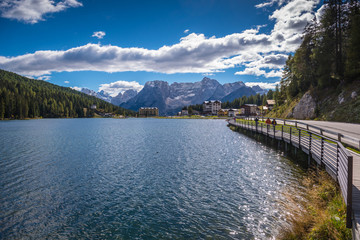 lago di misurina, south tyrol, italien dolomites