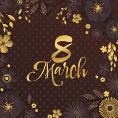 spring paper flowers with realistic shadow to banner or promotions. Background with anemones can be used for a magazine, web, advertising.

