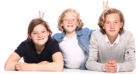 Obraz premium Happy brothers