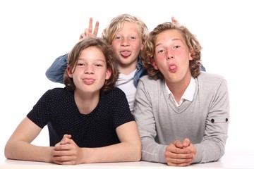 Obraz premium Happy brothers