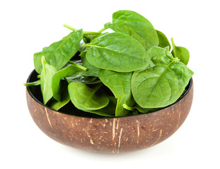 Baby spinach leaves