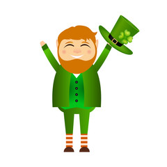 Funny leprechaun for St. Patrick Day