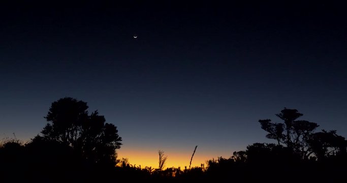 Sunset In Trapanti National Park, Costa Rica, Native Version
