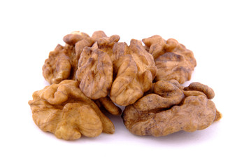 Walnut on a white background.