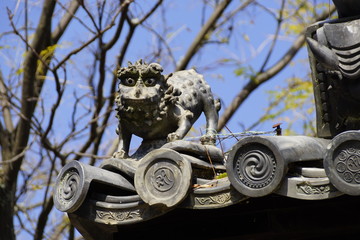 Statue in Japan garden - 194482608