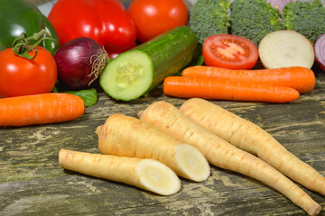 Mixture of fresh vegetables