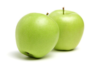 Green Apple isolated on white background