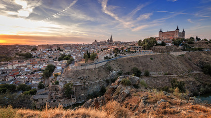 Fototapeta na wymiar Panorama of Toledo