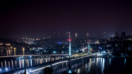 Fototapeta na wymiar Istanbul bei Nacht