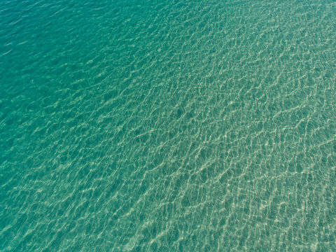 Aerial view from beach