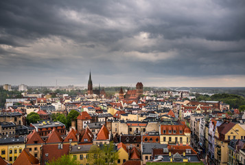 Naklejka na ściany i meble Historische Altstadt Toruń in Polen