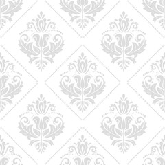 Classic seamless light pattern. Traditional orient ornament. Classic vintage background