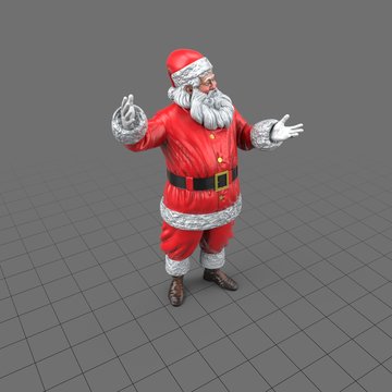 Santa Claus figure standing