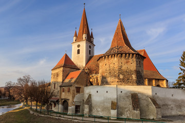 Fototapeta na wymiar Cristian fortified church