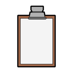 Document board isolated vector illustration graphic design