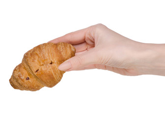 Croissant in hand