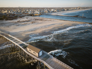 Aerial of Belmar New Jersey